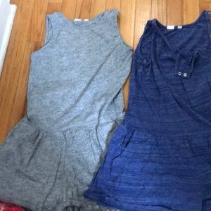 2 girls cotton rompers